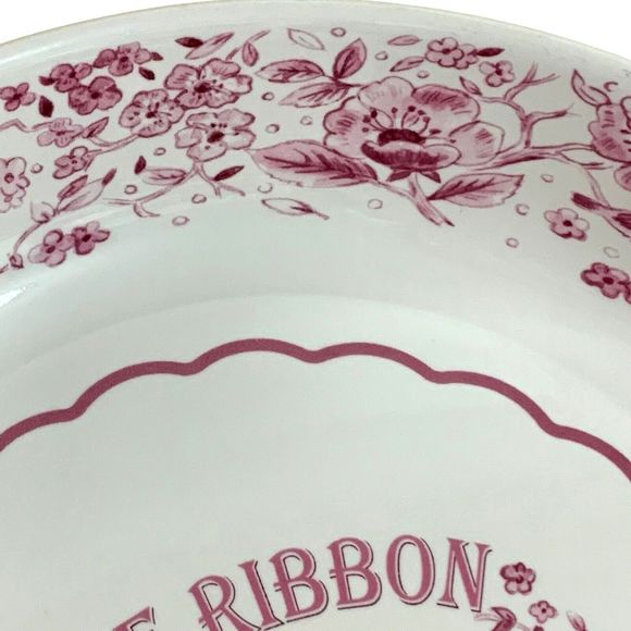 Pfaltzgraff Delicious Pattern Retired Blue Ribbon Pie Plate 9.25” Farmhouse - Picture 4 of 8